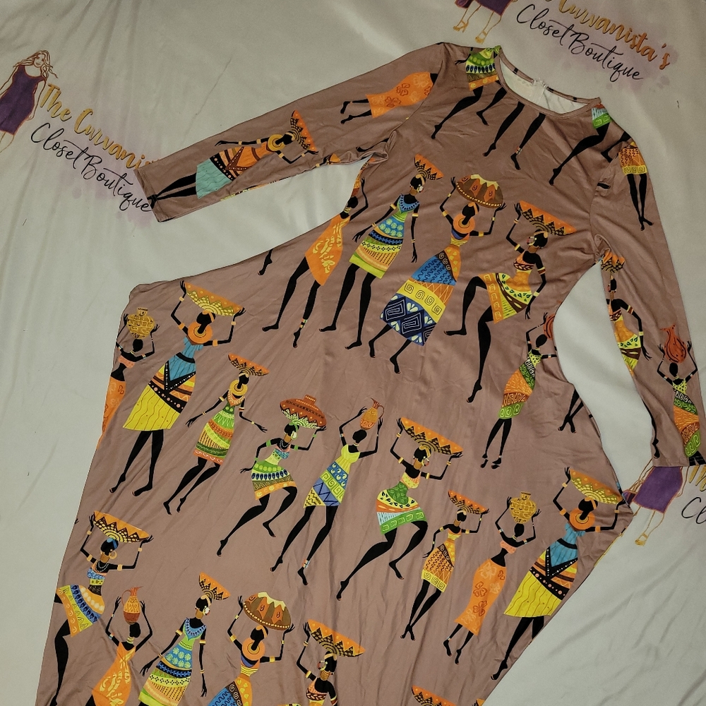 The Art Of Head-Carrying Maxi Dress